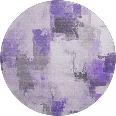 Premium Machine Washable Pinkston Abstract Rug