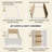 9" Solid Wood Cabinet with soft-close doors and 2 adjustable shelves