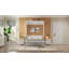 Grand lit escamotable mural avec placard, blanc