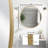 Wall Mounted Round Mirror With Aluminum Alloy Frame, Tempered Glass Round Mirror-2137109787-2137109790