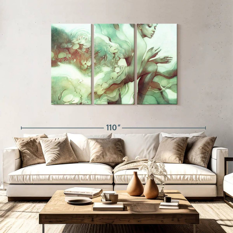 Leisha Lady Flood, 48" H x 74" W