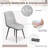 47.2" Round Dining Table Set, Modern Kitchen Table Wit 4 Chairs-45059260