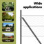Vidaxl Fence With Posts PVC-Coated Steel-116798126-116798122