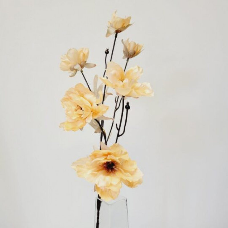 Apricot Anemone Spray Artificial Flowers