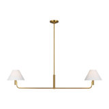 Sean Lavin Colfax Dining Room Chandelier With White Linen Shade