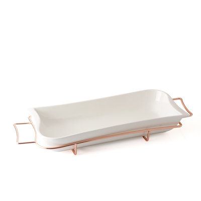 Evviva Amici A Cena Porcelain Tray