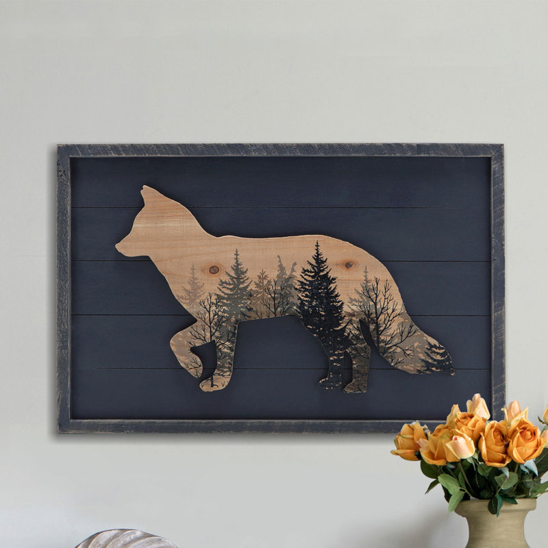 Handmade Rustic Wall Decor, 17.99" H x 28.03" W x 0.91" D