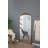 Full Length Arched Mirror With Metal Frame For Hanging Or Leaning, Brightens Room And Enhances Ambiance With Durable Protection