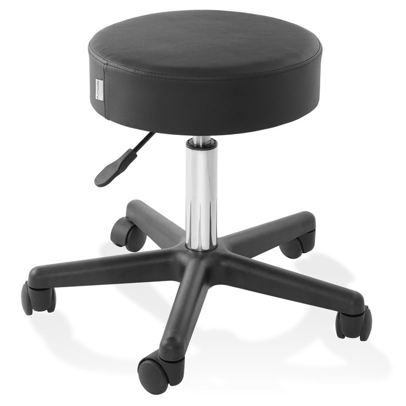  Height Adjustable Rolling Stool