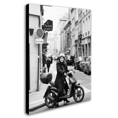 «Lady in Paris», reproduction de photo sur toile tendue
