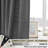 Wulfram Cotton Blend Textured Semi-Sheer Back Tab/Rod Pocket Curtain Pair-119992008-119992011