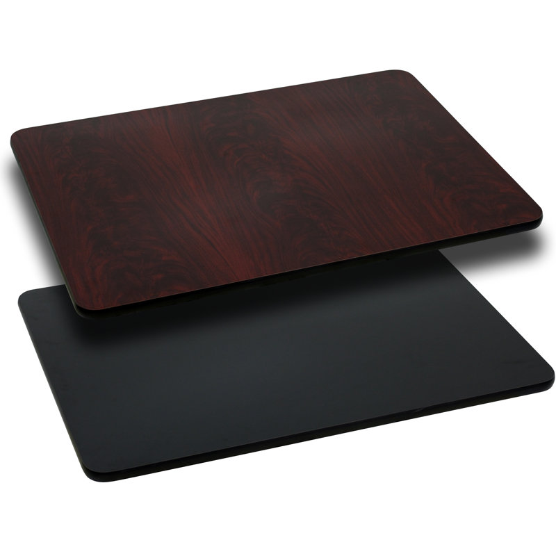 Plateau de table rectangulaire avec dessus en stratifié réversible Glenbrook, l 24 po x L 30 po, Ensemble de 10