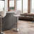 Aishvi Swivel Upholstered Adjustable Height Counter Stool with Metal Frame-271430510