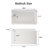 47-Inch Freestanding Rectangular Acrylic Bathtub, With Gloss White Finish, Certified By CUPC