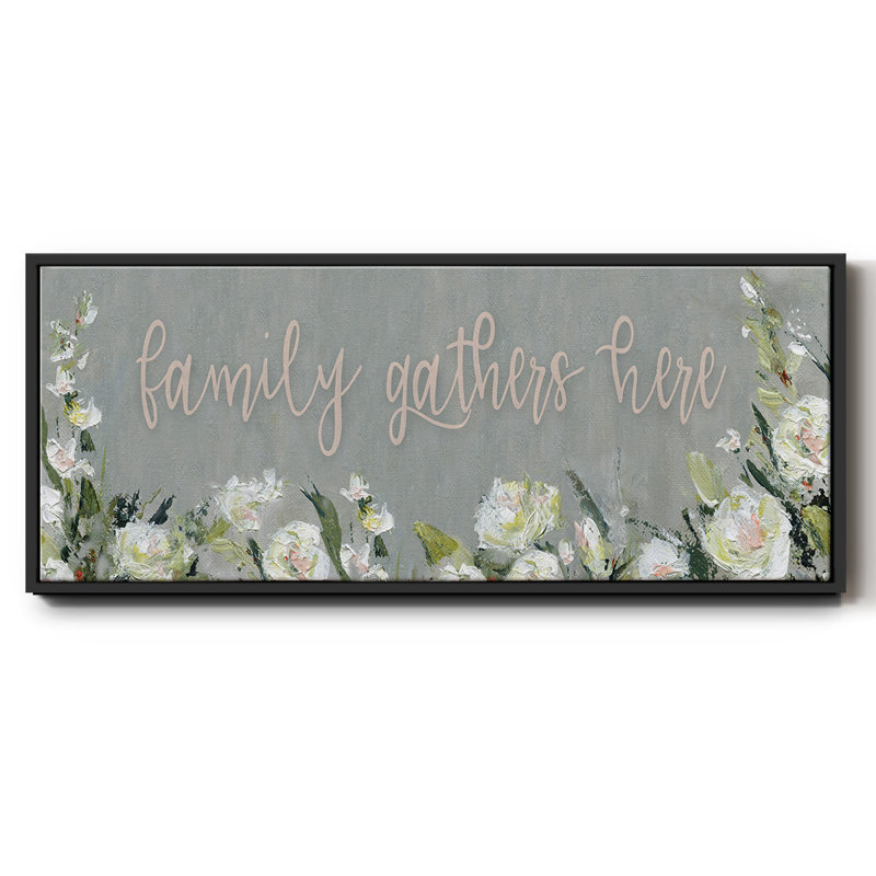 Family Gathers - Toile encadrée