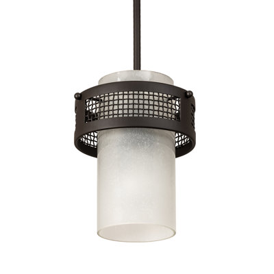 Luminaire suspendu cylindrique 1 lumière