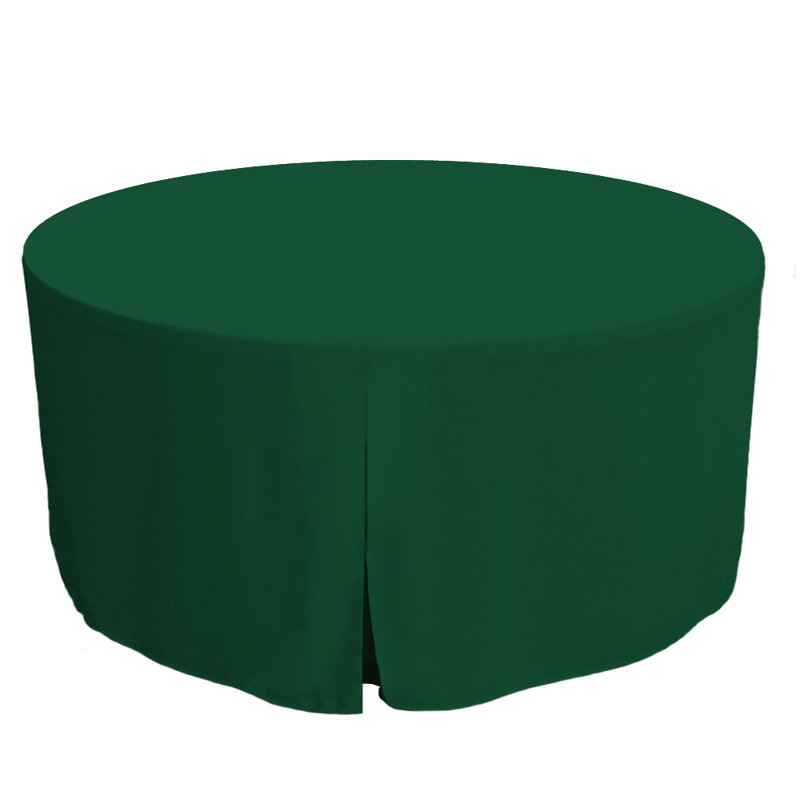 Tablevogue Round Table Cover, Pine, 60" L x 60" W