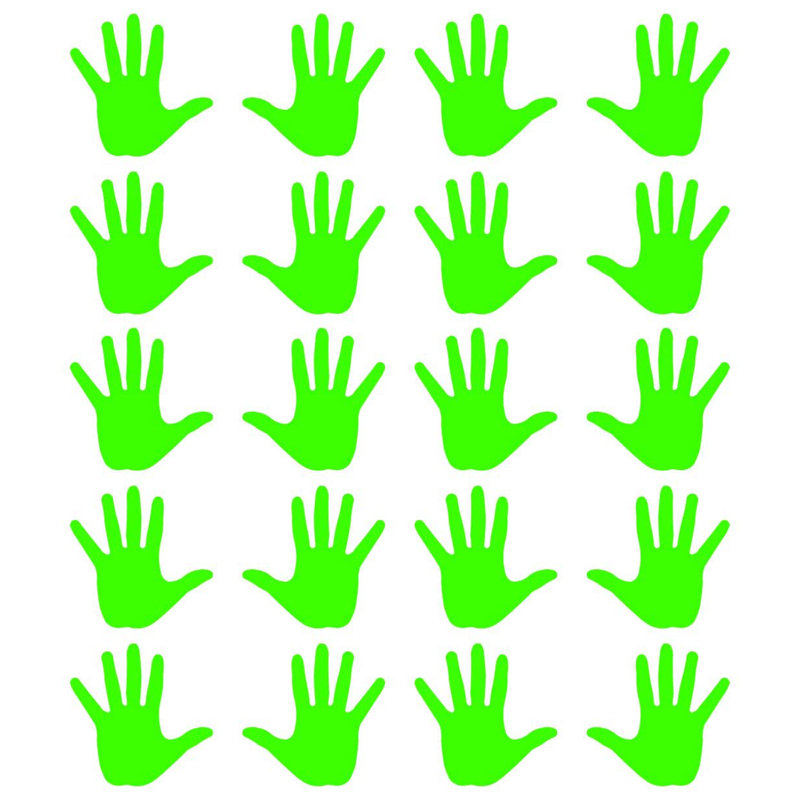 Abstract Non-Wall Damaging Wall Decal, Lime Green
