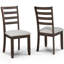 Ensemble de salle à manger 7 pièces avec table multifonctionnelle, chaises rembourrées et compartiments de rangement cachés à double extrémité, finition bois riche-1867712197