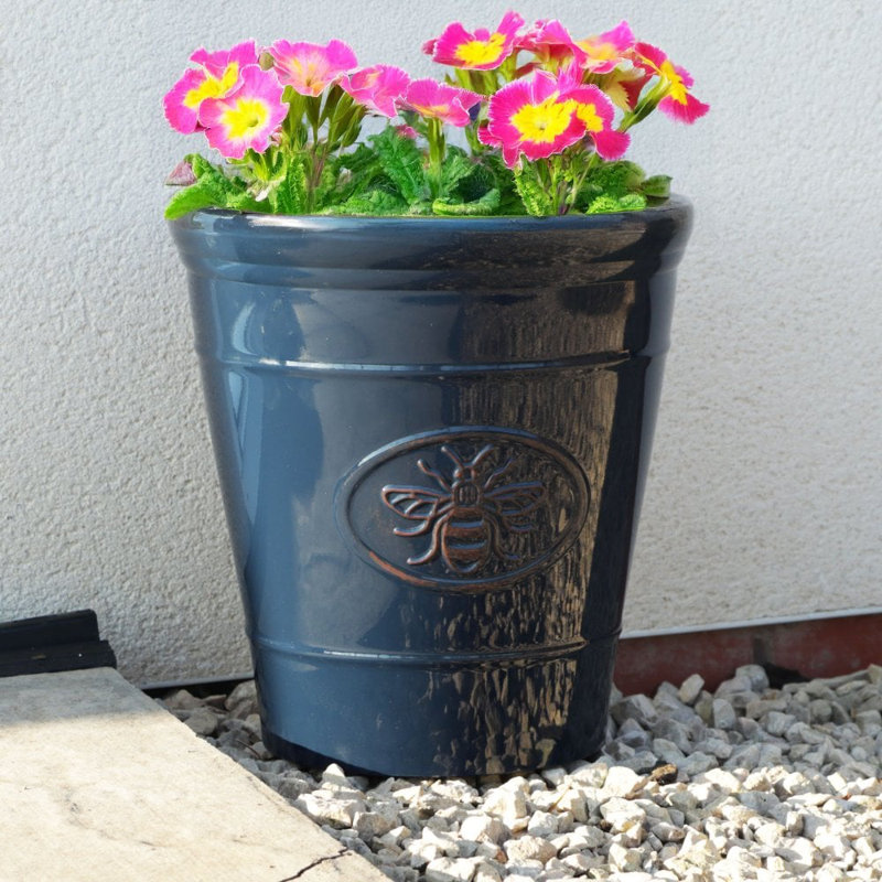 Pot Planter, Grey, 40cm H x 40cm W x 40cm D