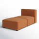 Shonnard Upholstered Slipper Chair and Ottoman