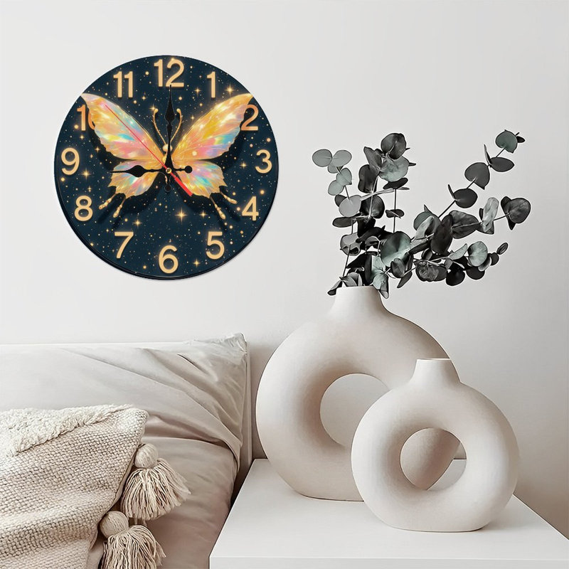 Horloge papillon