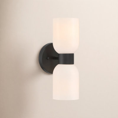 2-Light Dimmable Armed Sconce