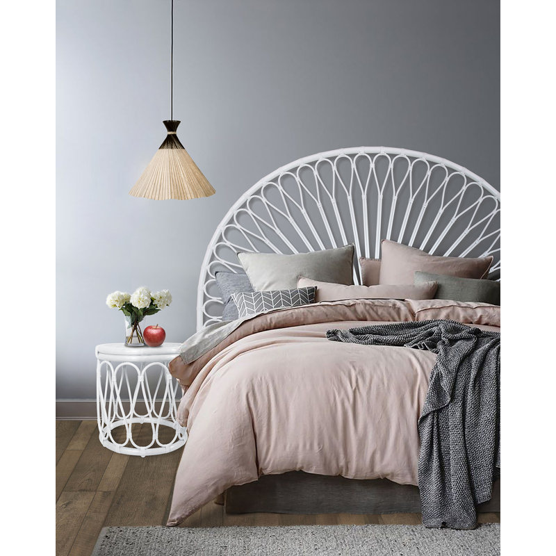 Adeline Headboard, Kingsize (5'), White