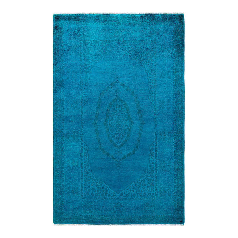 Overyed One-of-a-Kind Rectangle 3'2" X 5'1" Hand Knotted Area Rug