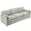 Canapé rembourré 3 places avec coussin moelleux-1054153232