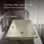 Iron Plains Metal Rectangle Dual Mount Bathroom Sink with Overflow-27173370