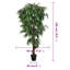 Faux Mango Tree in Pot-1541565823