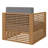 Teak Wood Outdoor Patio Armchair-546466694