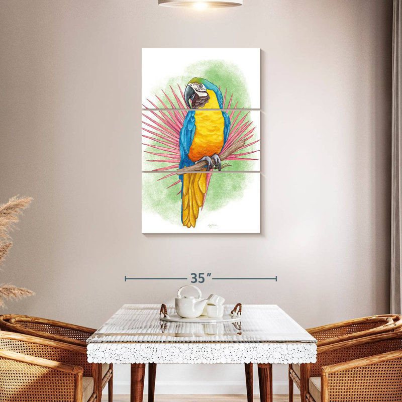 Flair arctique tropical Brampt, H 32 po x l 20 po
