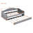 Tufted Upholstered Daybed With Trundle, USB And Type-C Charging Ports-903459874