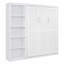 Lit escamotable mural avec tablettes Murphy-1437200553
