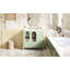 Meuble-lavabo de 36 po avec portes à texture gaufrée, quatre tiroirs, double espace de rangement, finition turquoise, organisation intelligente, armoire de salle de bain coulissante lisse avec texture, deux tiroirs