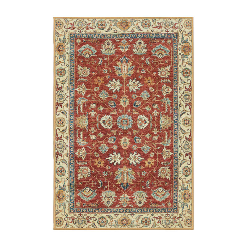Tapis abstrait moderne 2390, Rectangle de 2 pi x 3 pi