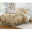 Antique Rose Cotton Reversible Quilt Set with Throw Pillows-1171742924-1105043015