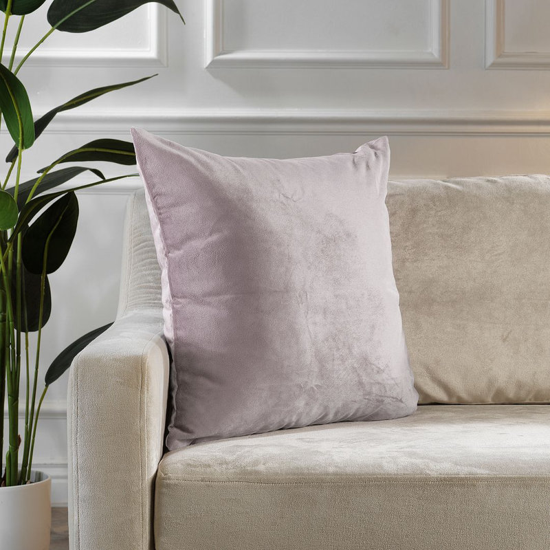 Matte Velvet Cushion Cover - 1 Pc, 51cm x 51cm, Lemonade