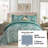 Floral Quilt Set - Lightweight Soft Floral Bedspread for Bedroom Decor – Includes Quilt and Shams-778510534-778510535