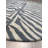 Sleek Graceful Gray Hand Tufted Transitional Stripe Wool Area Rug-1755559398