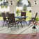 Alyah Rectangular 7 - Piece 6 - Person 152.4Cm L Outdoor Table Set
