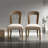 Dining Chairs Set Of 2, Upholstered Kitchen Side Chairs With Fabric Seating Solid Rubber Wood Legs, 330 LBS Weight Capacity-262937376-262937377