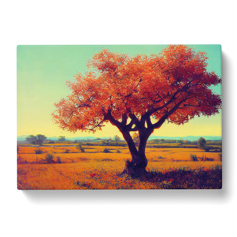 Mysterious Apple Tree - Wrapped Canvas, 50cm H x 76cm W x 3cm D