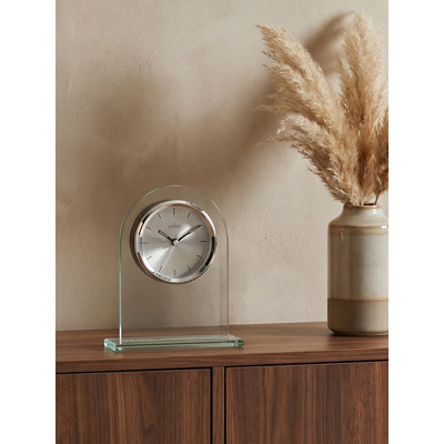 Metal Quartz movement / Crystal Tabletop Clock
