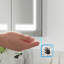 Mirrored Bathroom Cabinets with Mirror and 3 Adjustable Shelves