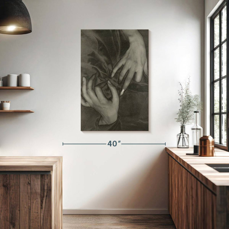Senne Georgia O'Keeffe Hands And Thimble 1919, H 39 po x l 26 po