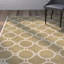 Tapis vert / beige Arneshia-2145315068