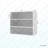 White Glass Door Shoe Box Shoe Storage Cabinet  With RGB Led Light-597638817
